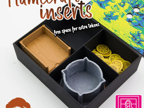 INSERTOS FLAMECRAFT - ORGANIZADOR M&Aacute;S 3 REGALO ESPECIAL PARA TI POR AM-MEDIA Modelo de impresión 3D