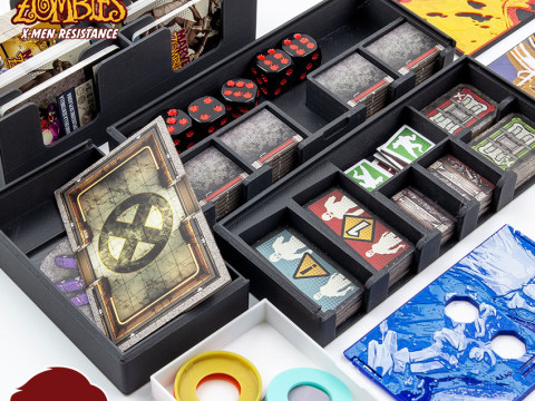 Zombicide Marvel X-Men resistance inserts - ORGANIZER PLUS 2 SPECIAL GIFT BY AM-MEDIABIZ Model do druku 3D