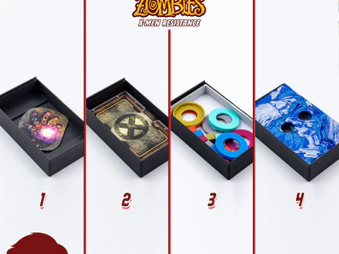 Zombicide Marvel X-Men resistance inserts - ORGANIZER PLUS 2 SPECIAL GIFT BY AM-MEDIABIZ 3D Print Model