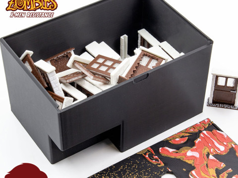 Zombicide Marvel X-Men resistance inserts - ORGANIZER PLUS 2 SPECIAL GIFT BY AM-MEDIABIZ Model do druku 3D