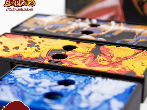 Zombicide Marvel X-Men resistance inserts - ORGANIZER PLUS 2 SPECIAL GIFT BY AM-MEDIABIZ Model do druku 3D