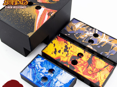 Zombicide Marvel X-Men resistance inserts - ORGANIZER PLUS 2 SPECIAL GIFT BY AM-MEDIABIZ Model do druku 3D