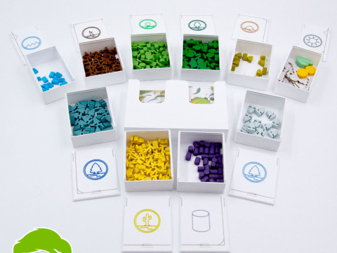 Inserts - Organizer for Evergreen with Pines Cact exp by am-media 3D Print Model