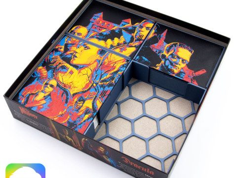 HORRIFIED BOARD GAME INSERTS - ORGANIZER BY AM-MEDIA Model Cetak 3D