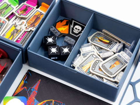 HORRIFIED BOARD GAME INSERTS - ORGANIZER BY AM-MEDIA Model Cetak 3D