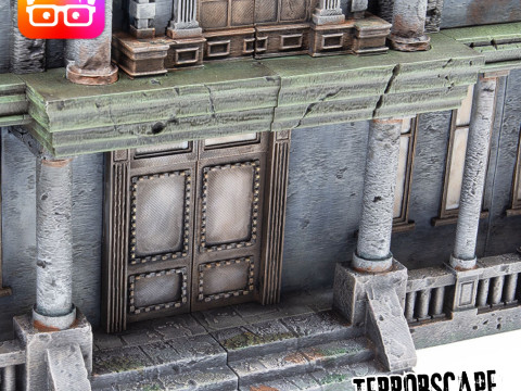 Terrorscape 3d mansion boardgame with fear tokens key and Separate Ways stands included 3D Print Model