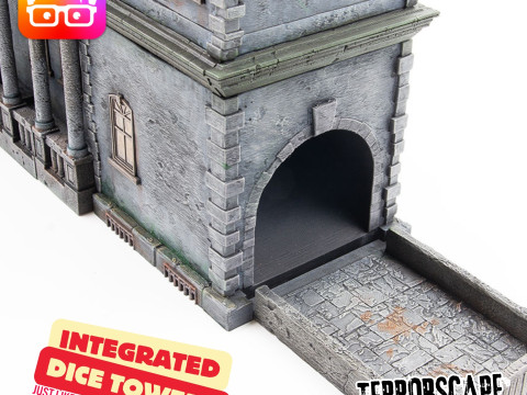 Terrorscape 3d mansion boardgame with fear tokens key and Separate Ways stands included 3D Print Model