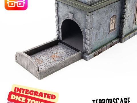 Terrorscape 3d mansion boardgame with fear tokens key and Separate Ways stands included 3D Print Model