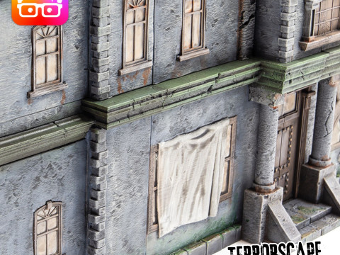 Terrorscape 3d mansion boardgame with fear tokens key and Separate Ways stands included 3D Print Model