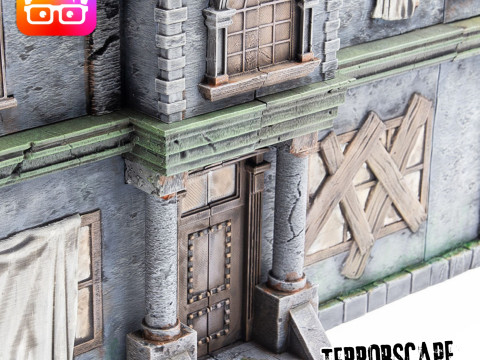 Terrorscape 3d mansion boardgame with fear tokens key and Separate Ways stands included 3D Print Model