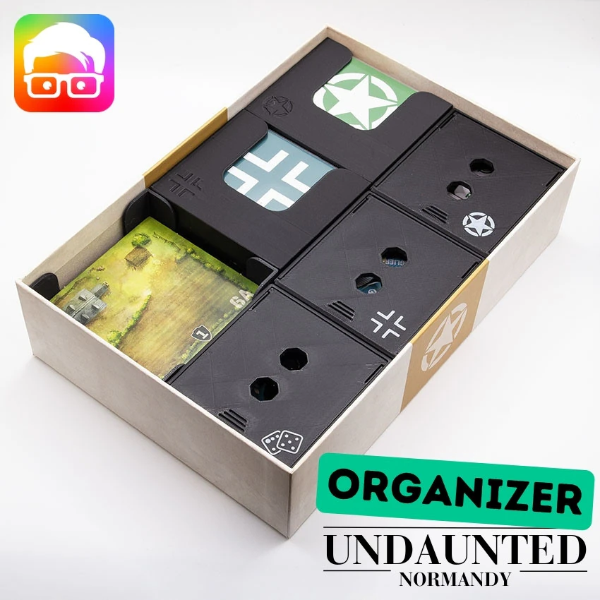 Inser&ccedil;&otilde;es - Organizador para Undaunted Normandy por am-mediabiz Modelo de Impressão 3D .c4d .max .obj .3ds .fbx .stl .blend 