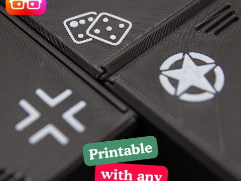 Inserts - Organizer for Undaunted Normandy by am-mediabiz 3Dプリントモデル