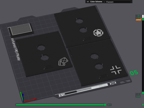 Inserts - Organizer for Undaunted Normandy by am-mediabiz 3Dプリントモデル