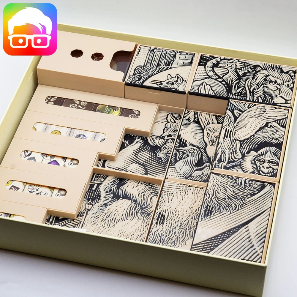 DARWINS JOURNEY BOARDGAME INSERTS - ORGANIZER BY AM-MEDIA MULTICOLOR WITH ANY 3D PRINTER 3D Print Model .c4d .max .obj .3ds .fbx .stl .blend 