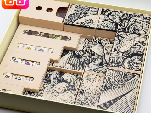 DARWIN'S JOURNEY BRETTSPIELEINS&Auml;TZE &ndash; ORGANIZER VON AM-MEDIA MULTICOLOR MIT JEDEM 3D-DRUCKER 3D Druckmodell