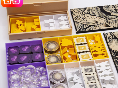 DARWINS JOURNEY BOARDGAME INSERTS - ORGANIZER BY AM-MEDIA MULTICOLOR WITH ANY 3D PRINTER Modelo de impresión 3D