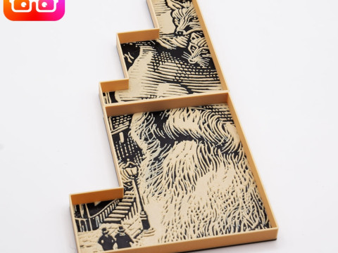 DARWINS JOURNEY BOARDGAME INSERTS - ORGANIZER BY AM-MEDIA MULTICOLOR WITH ANY 3D PRINTER Modelo de impresión 3D