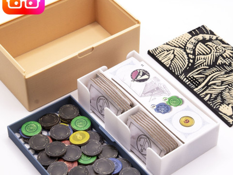 DARWINS JOURNEY BOARDGAME INSERTS - ORGANIZER BY AM-MEDIA MULTICOLOR WITH ANY 3D PRINTER Modelo de impresión 3D