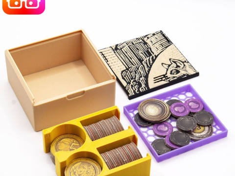 DARWINS JOURNEY BOARDGAME INSERTS - ORGANIZER BY AM-MEDIA MULTICOLOR WITH ANY 3D PRINTER Modelo de impresión 3D