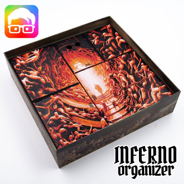 INFERNO BOARD GAME INSERTS - ORGANIZER FOR BY AM-MEDIA 3D प्रिंट मॉडल .c4d .max .obj .3ds .fbx .stl .blend 