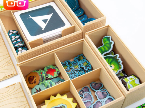 MAPLE VALLEY BOARD GAME INSERTS - ORGANIZER FOR BY AM-MEDIABIZ Modello di stampa 3D