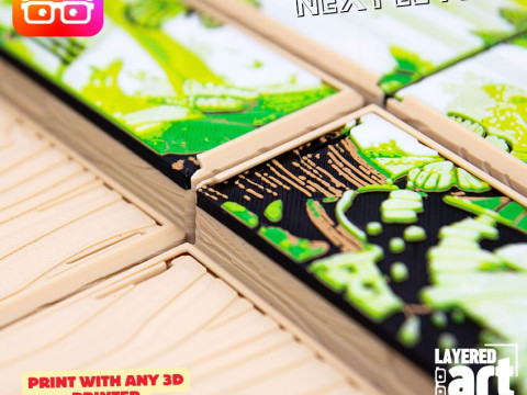 MAPLE VALLEY BOARD GAME INSERTS - ORGANIZER FOR BY AM-MEDIABIZ Modello di stampa 3D