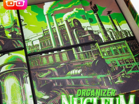 NUCLEUM BOARD GAME ORGANIZER BY AM-MEDIABIZ TABLETOP BOARD GAME ACCESSORIES SKU NCL001 3D Принт Модель
