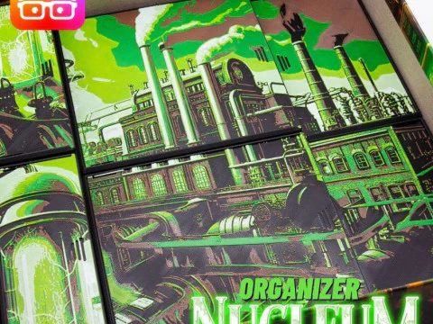 ORGANIZADOR DE JUEGOS DE MESA NUCLEUM DE AM-MEDIABIZ ACCESORIOS PARA JUEGOS DE MESA DE MESA SKU NCL001 Modelo de impresión 3D