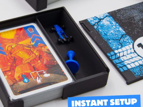 HEAT PEDAL TO THE METAL ORGANIZER SUPPORT BOOTH HEAVY RAIN AND TUNNEL VISION EXPANSIONS BY AM-MEDIA 3D Print Model