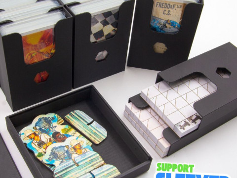 HEAT PEDAL TO THE METAL ORGANIZER SUPPORT BOOTH HEAVY RAIN AND TUNNEL VISION EXPANSIONS BY AM-MEDIA 3D Принт Модель