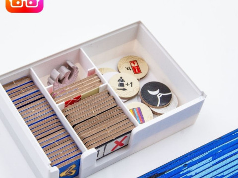 Iki Board Game Organizer Easy Setup Setupper BY AMMEDIA3D SKU IKI001 3D-Druckmodell