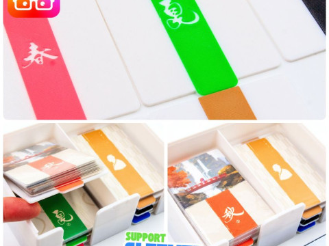 Iki Board Game Organizer Easy Setup Setupper BY AMMEDIA3D SKU IKI001 3D-Druckmodell