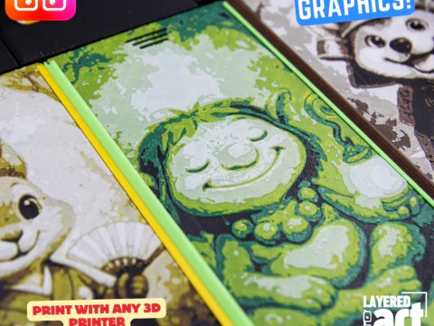 BITOKU BOARD GAME ORGANIZER BY AMMEDIA3D TABLETOP BOARD GAME INSERTS SKU BITOKU001 3D Print Model