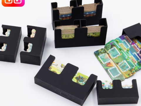 BITOKU BOARD GAME ORGANIZER BY AMMEDIA3D TABLETOP BOARD GAME INSERTS SKU BITOKU001 3D Принт Модель