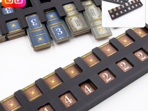 Bone Wars board game organizer by ammedia3d 3D Print Model
