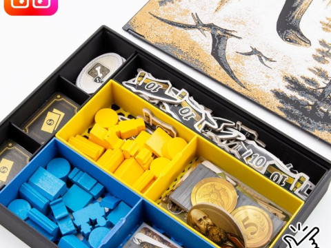 Bone Wars board game organizer by ammedia3d 3D Print Model