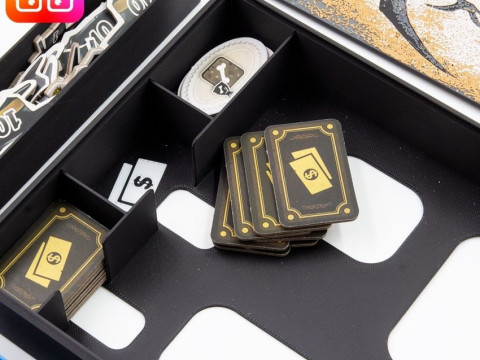 Bone Wars board game organizer by ammedia3d 3D Print Model