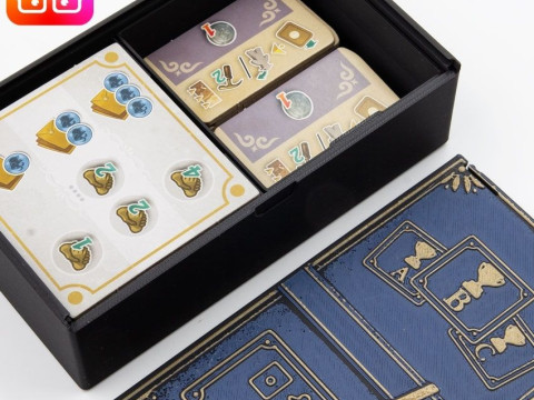 Bone Wars board game organizer by ammedia3d 3D Print Model