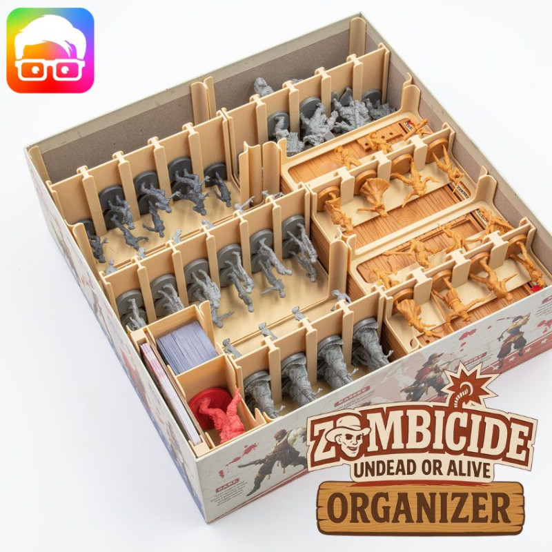 Zombicide Undead or Alive board game organizer by ammedia3d 3D Print Model .c4d .max .obj .3ds .fbx .stl .blend 