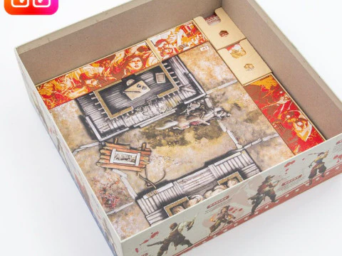 Zombicide Undead or Alive board game organizer by ammedia3d 3D Print Model