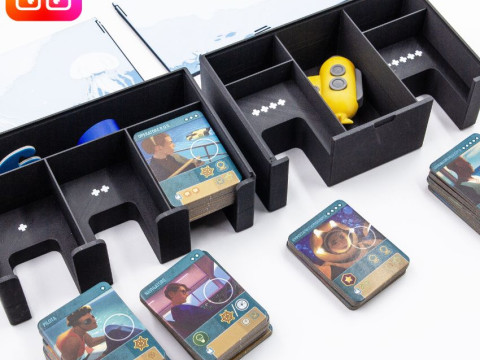 Endeavor Deep Sea board game organizer by ammedia3d tabletop board game inserts sku ENDA001 3D-Druckmodell