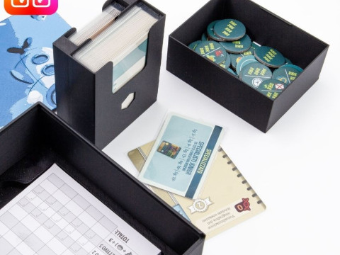 Endeavor Deep Sea board game organizer by ammedia3d tabletop board game inserts sku ENDA001 3D-Druckmodell