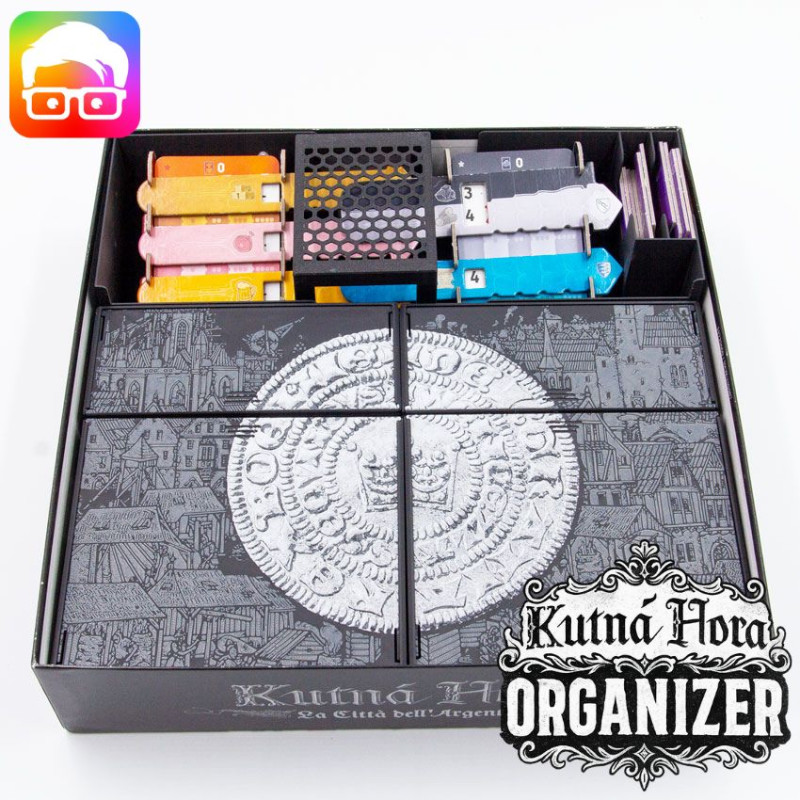 Kutn Hora The City of Silver retail ed board game organizer by ammedia3d 3D 打印模型 .c4d .max .obj .3ds .fbx .stl .blend 
