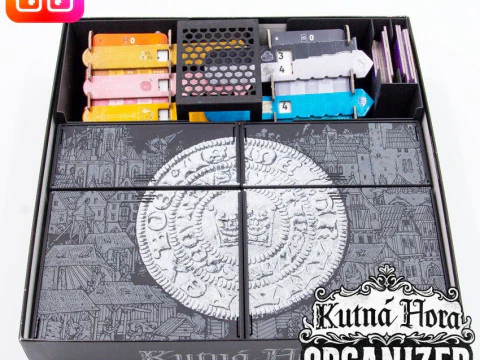 Kutn Hora The City of Silver retail ed board game organizer by ammedia3d 3D Print Model