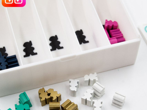 Finspan board game organizer by ammedia3d 3D 打印模型