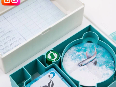Finspan board game organizer by ammedia3d 3D Print Model
