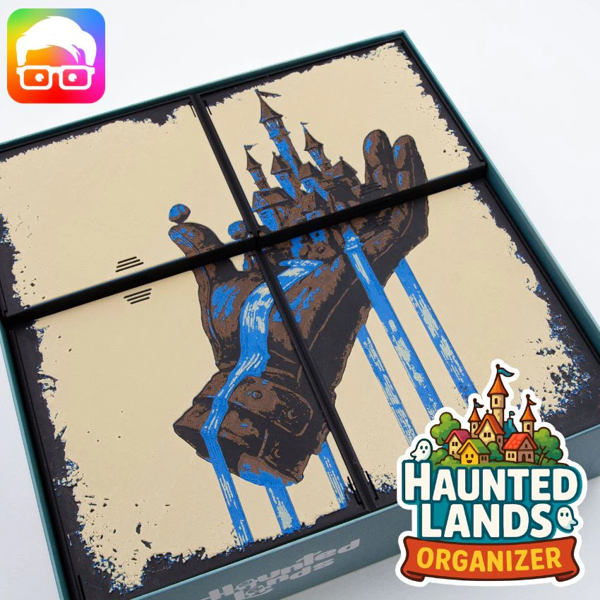 Haunted Lands board game organizer by ammedia3d 3D Print Model .c4d .max .obj .3ds .fbx .stl .blend 