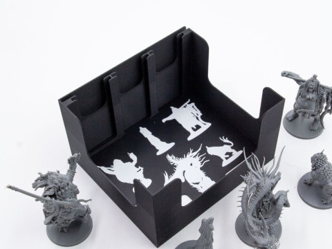 Rising Sun board game organizer by ammedia3d tabletop board game inserts sku RSN001 3D Принт Модель