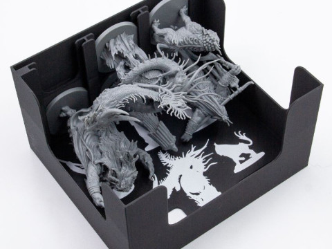 Rising Sun board game organizer by ammedia3d tabletop board game inserts sku RSN001 3D Принт Модель