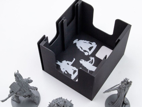 Rising Sun board game organizer by ammedia3d tabletop board game inserts sku RSN001 3D Принт Модель